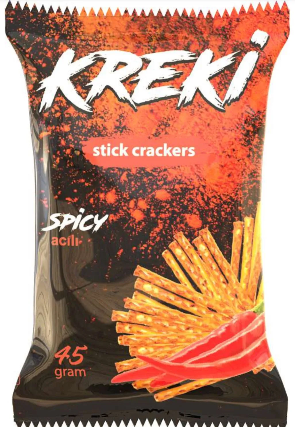 Kreki- stick with spicy 2