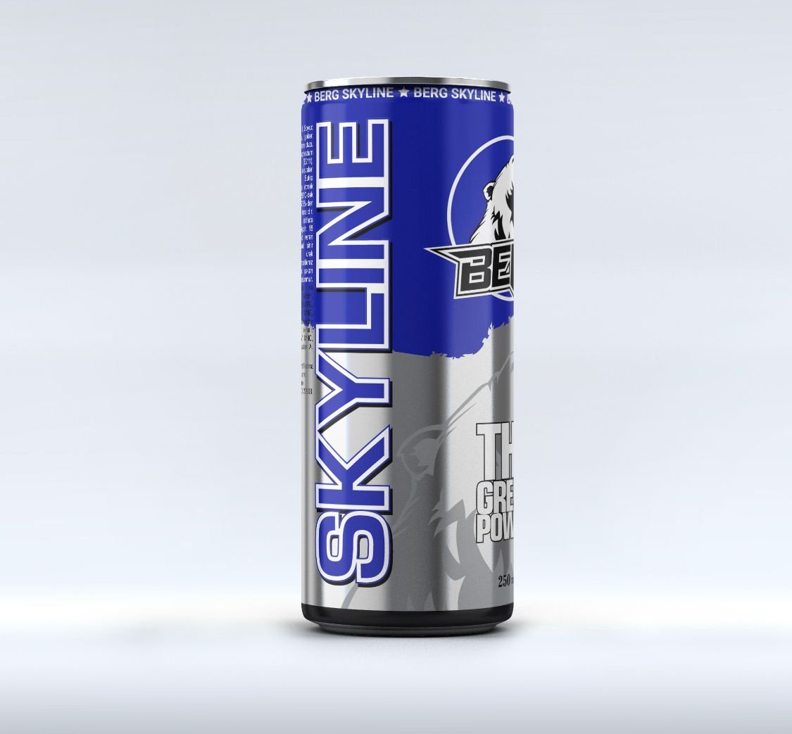 Energy drink  “Berg Skyline” the great power